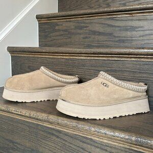 Ugg Tazz Platform Slippers - Mustard Seed - Size 9